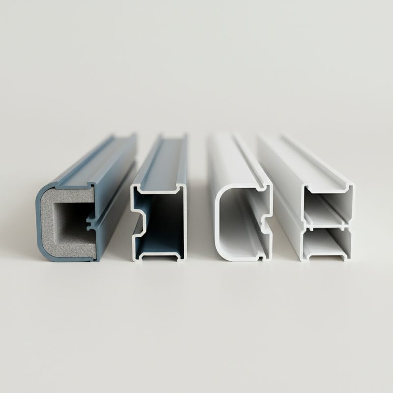 Perfiles de aluminio y PVC para persianas